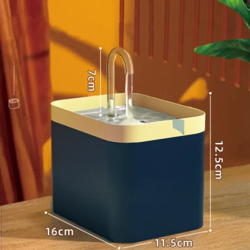 1.5L Ultra-Quiet Automatic Cat Water Fountain with Filter
