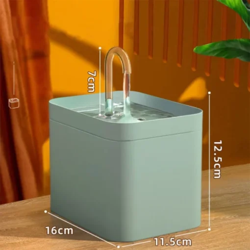 1.5L Ultra-Quiet Automatic Cat Water Fountain with Filter