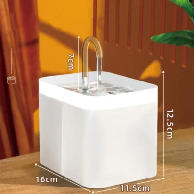 1.5L Ultra-Quiet Automatic Cat Water Fountain with Filter