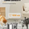 3.2L Stainless Steel Cat Water Fountain | Automatic Cat Water Drinker