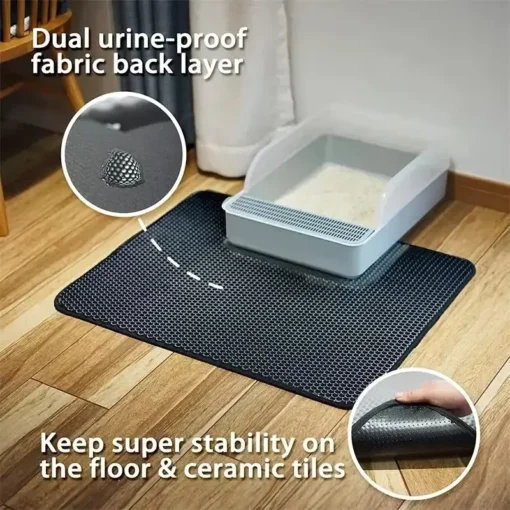 Cat Litter Trapper Mat Double Layer Litter Trap Mat
