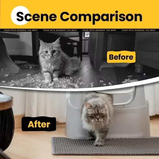 Cat Litter Trapper Mat Double Layer Litter Trap Mat