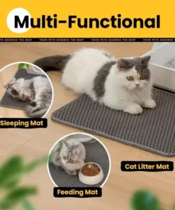 Cat Litter Trapper Mat Double Layer Litter Trap Mat