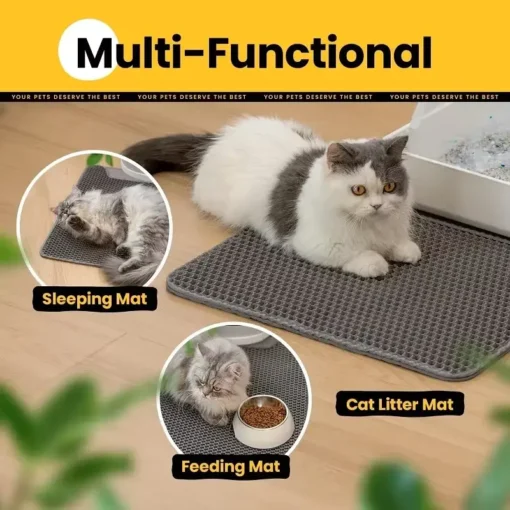 Cat Litter Trapper Mat Double Layer Litter Trap Mat