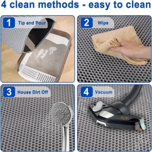 Cat Litter Trapper Mat Double Layer Litter Trap Mat