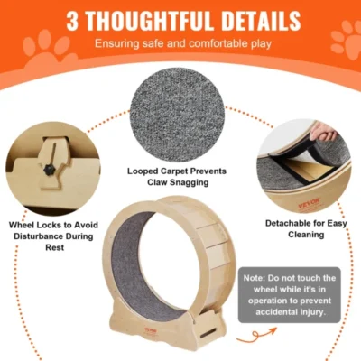 Cat Running Wheel | Large Running Wheel for Cats
