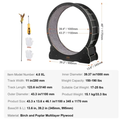 Cat Running Wheel | Large Running Wheel for Cats