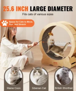 Cat Running Wheel | Large Running Wheel for Cats