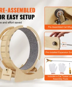 Cat Running Wheel | Large Running Wheel for Cats