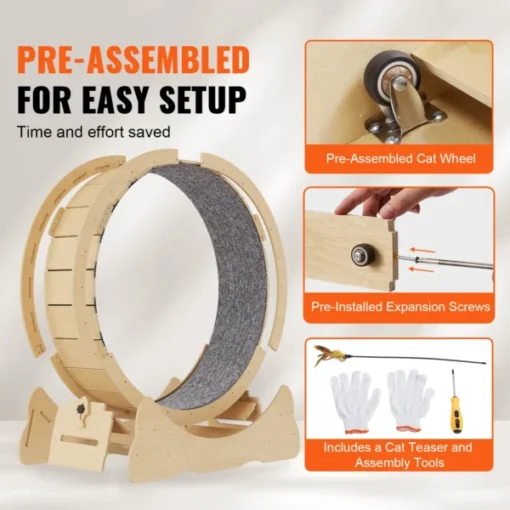 Cat Running Wheel | Large Running Wheel for Cats