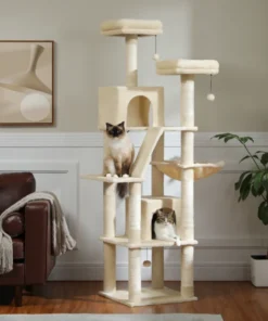 Multi-Level Cat Tower Cat Condo Cat Scratching Post