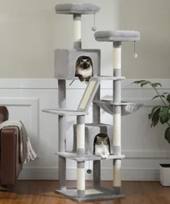 Multi-Level Cat Tower Cat Condo Cat Scratching Post
