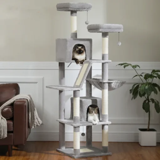 Multi-Level Cat Tower Cat Condo Cat Scratching Post