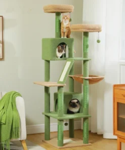 Multi-Level Cat Tower Cat Condo Cat Scratching Post