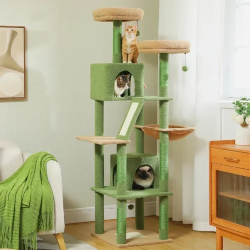 Multi-Level Cat Tower Cat Condo Cat Scratching Post